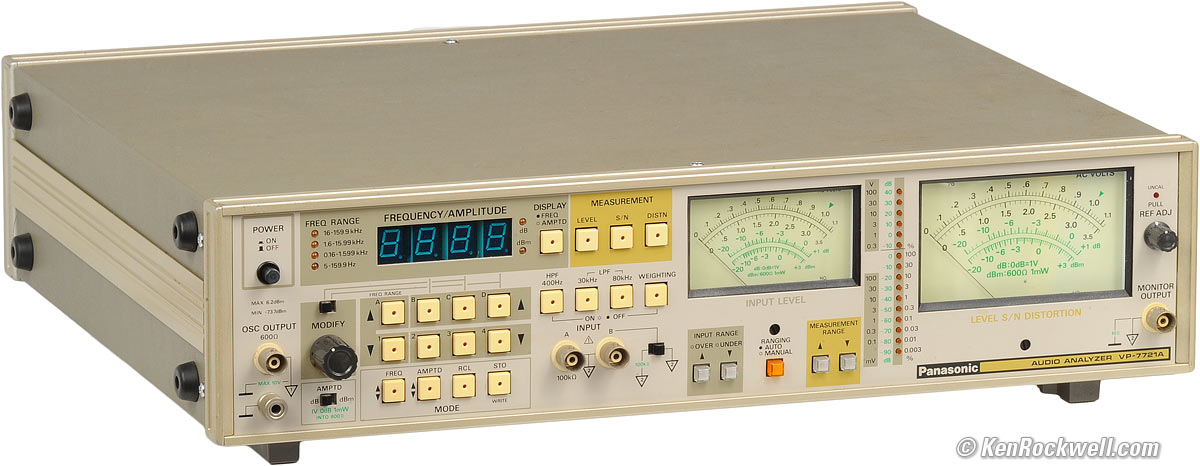Panasonic VP-7721A Audio Analyzer