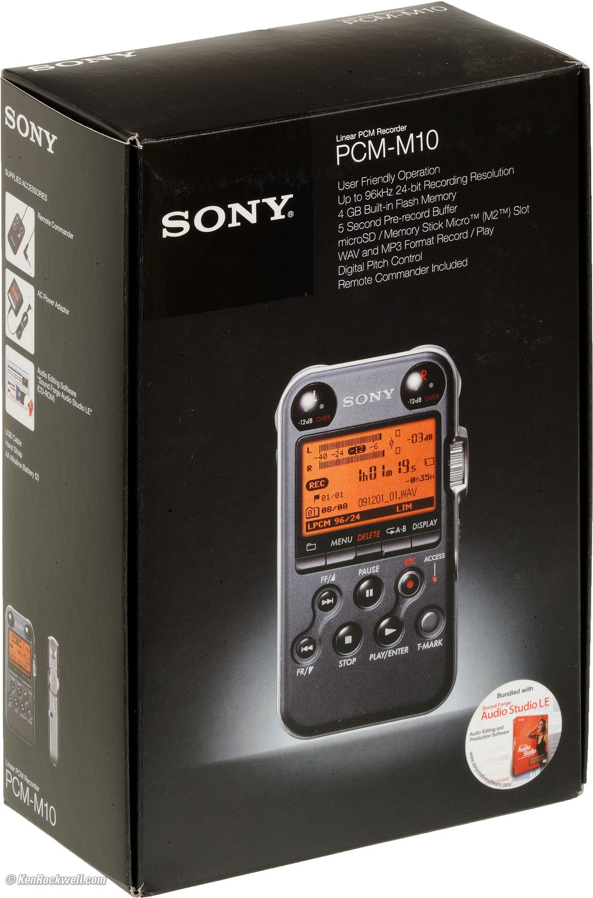 Sony PCM-M10: grabador portátil profesional en la palma de la mano