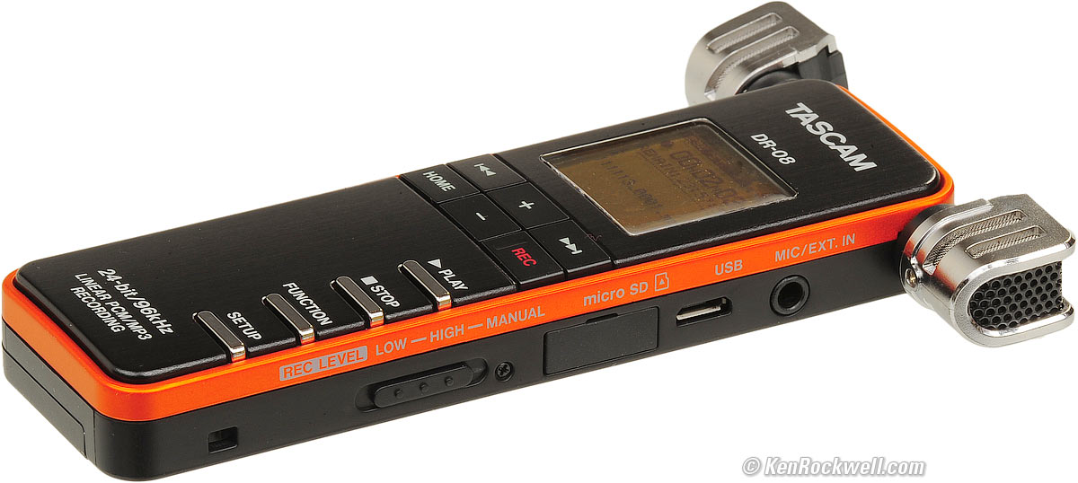 TASCAM DR-40 Digital Recorder – Conference Microphones