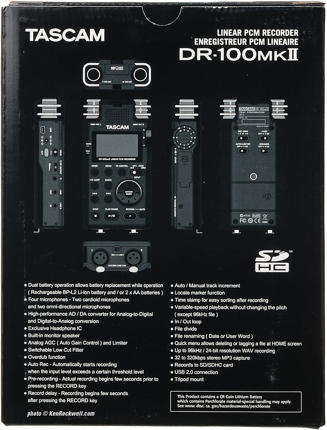 TASCAM DR-100 Mk II Review TASCAM DR-100 Mk II Review