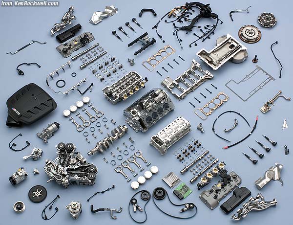 BMW M3 V8 Exploded View