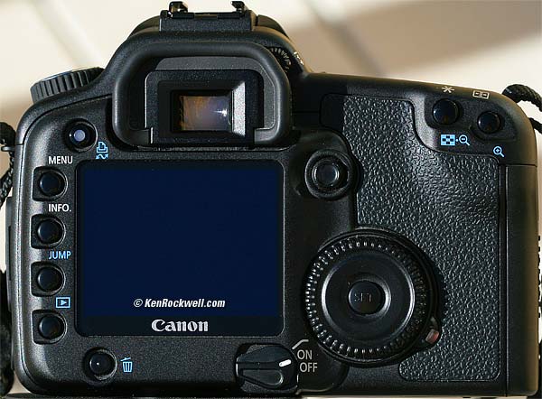 Canon 20D rear