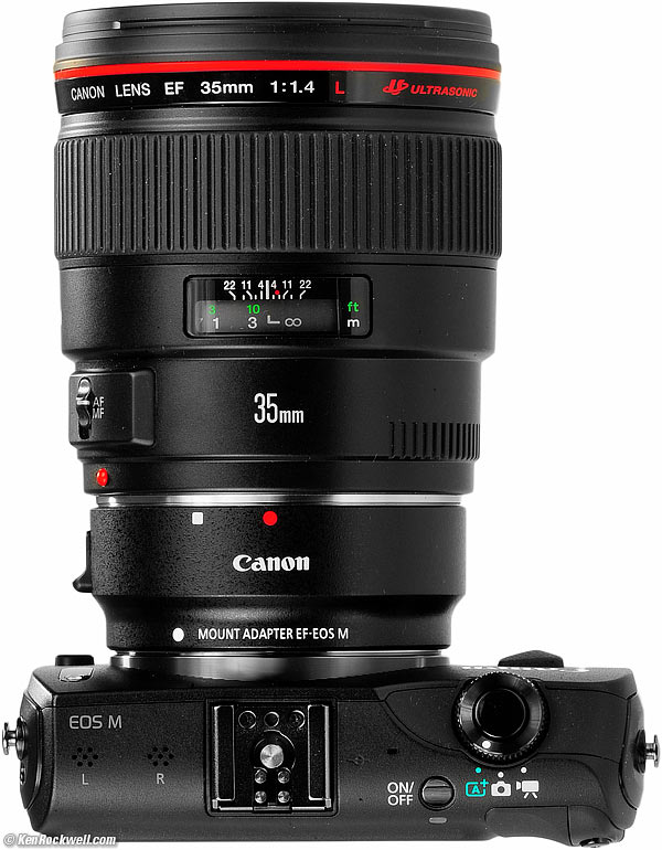 sofistikeret søsyge kone Canon EOS EF-EF-M Adapter Review