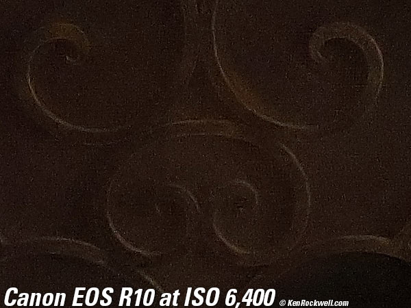 Canon EOS R10 High ISO Performance sample image file