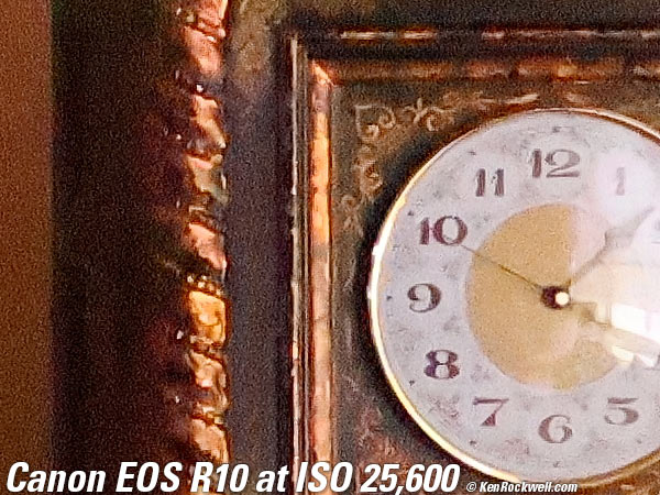 Canon EOS R10 High ISO Performance sample image file