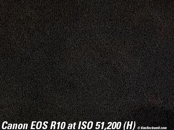 Canon EOS R10 High ISO Performance sample image file