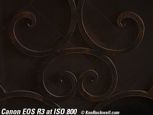Canon EOS R3 High ISO Performance