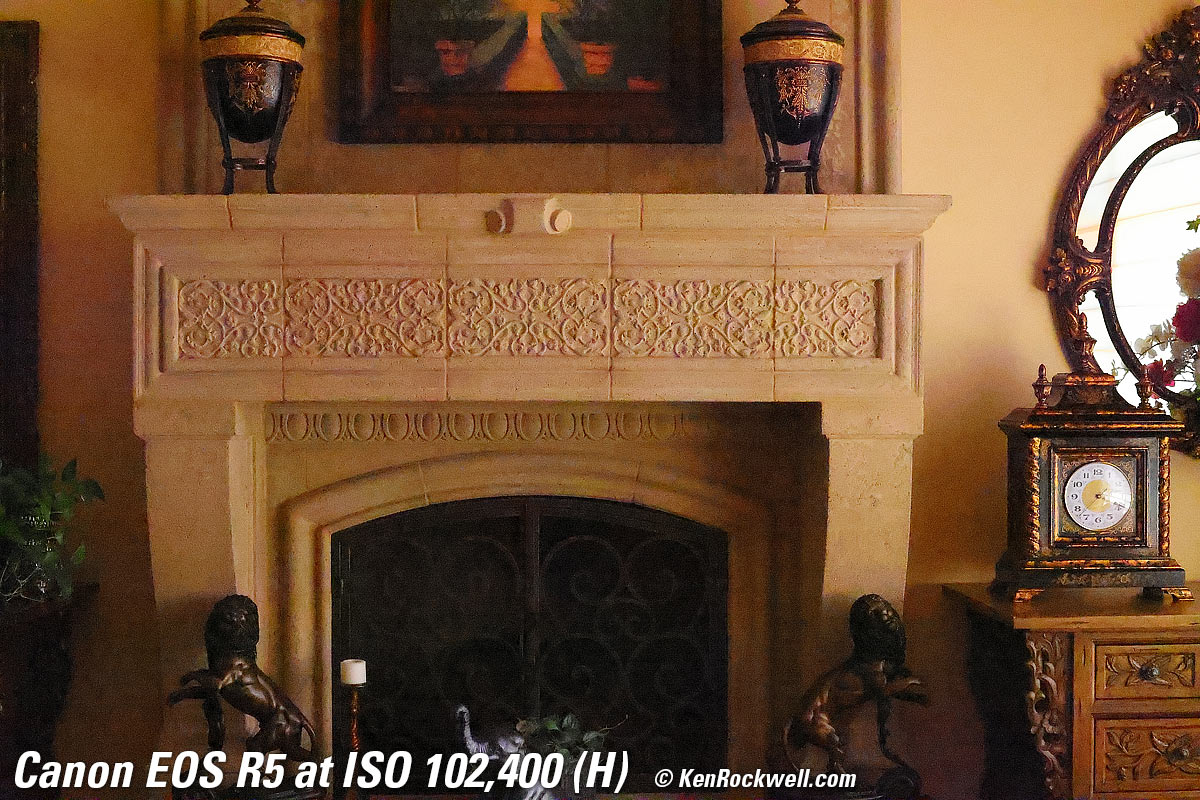 Canon EOS R5 High ISO Sample Image File