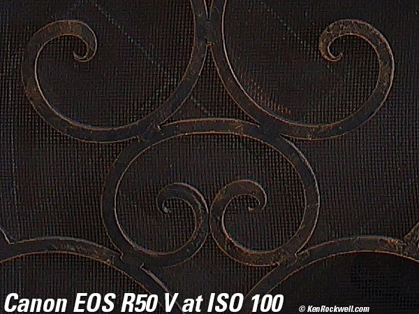 Canon R50V High ISO Sample Image File