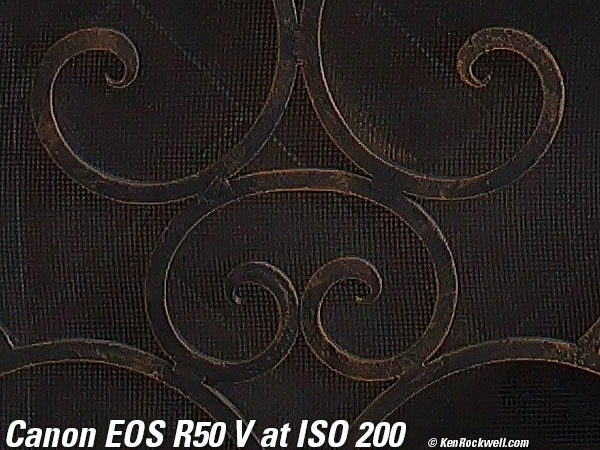 Canon R50V High ISO Sample Image File