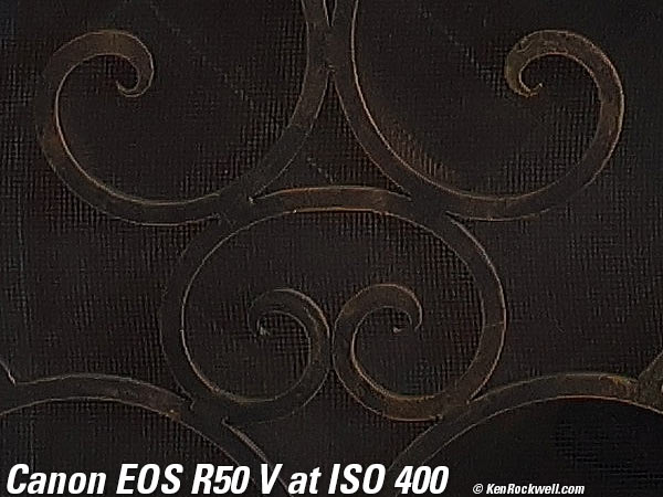 Canon R50V High ISO Sample Image File