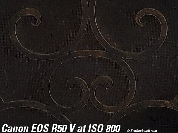 Canon R50V High ISO Sample Image File