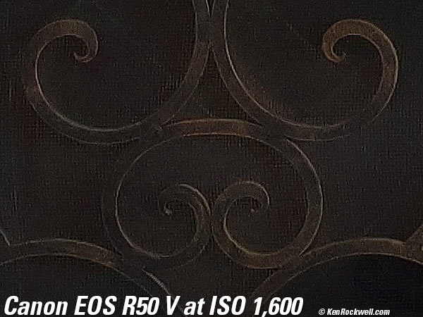 Canon R50V High ISO Sample Image File