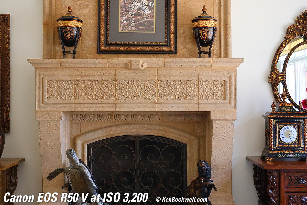 Canon R50V High ISO Sample Image File