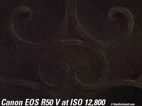 Canon R50V High ISO Sample Image File