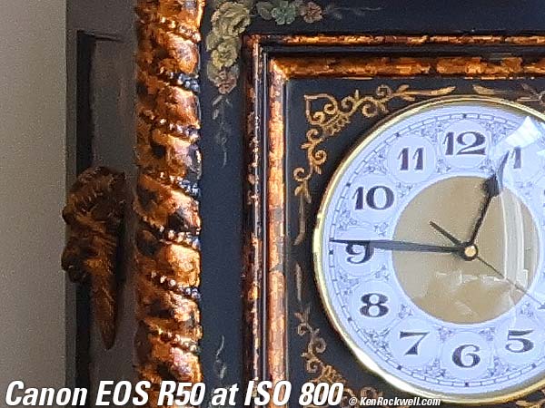 Canon EOS R50 High ISO Sample Image File