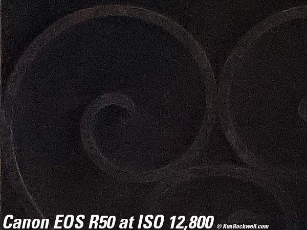 Canon EOS R50 High ISO Sample Image File