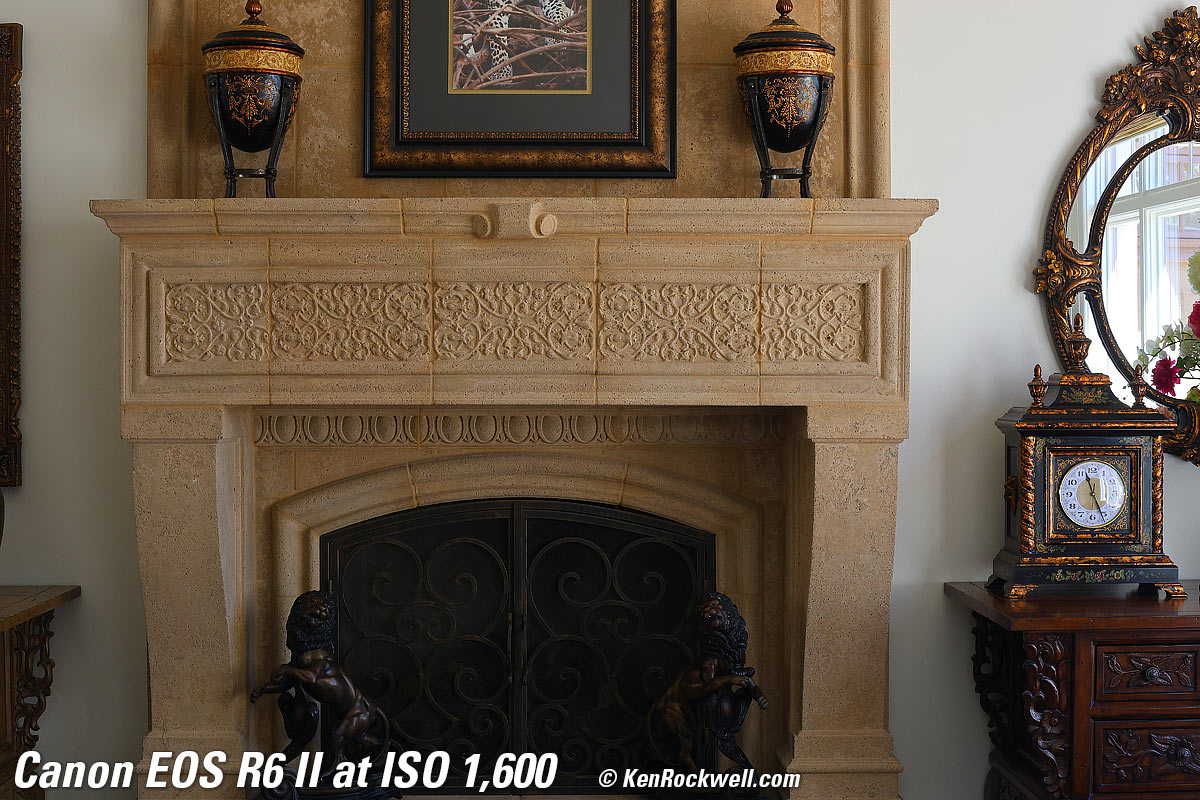 Canon EOS R6 II High ISO Sample Image Files