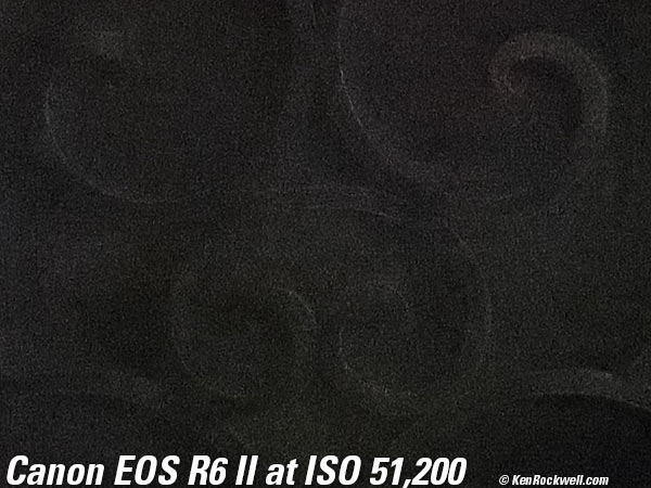 Canon EOS R6 II High ISO Sample Image Files