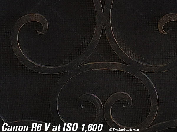Canon R6 V High ISO Sample Image