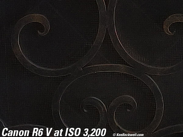 Canon R6 V High ISO Sample Image