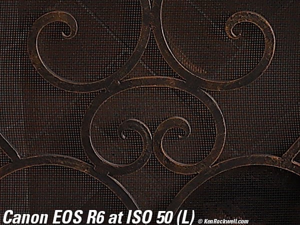 Canon EOS R6 ISO 50 Sample Image File