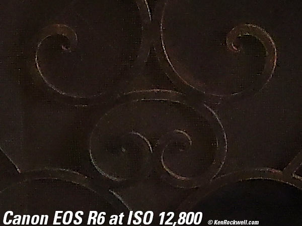 Canon EOS R6 High ISO Sample Image File