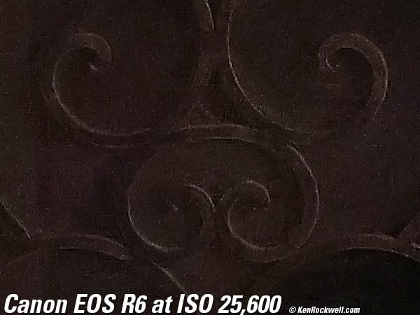 Canon EOS R6 High ISO Sample Image File