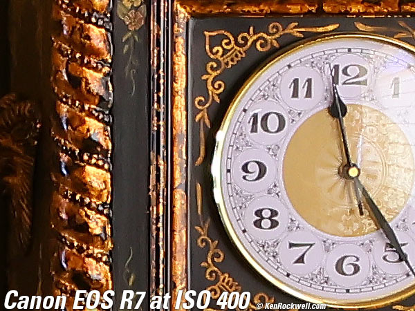Canon EOS R7 High ISO Performance sample image file