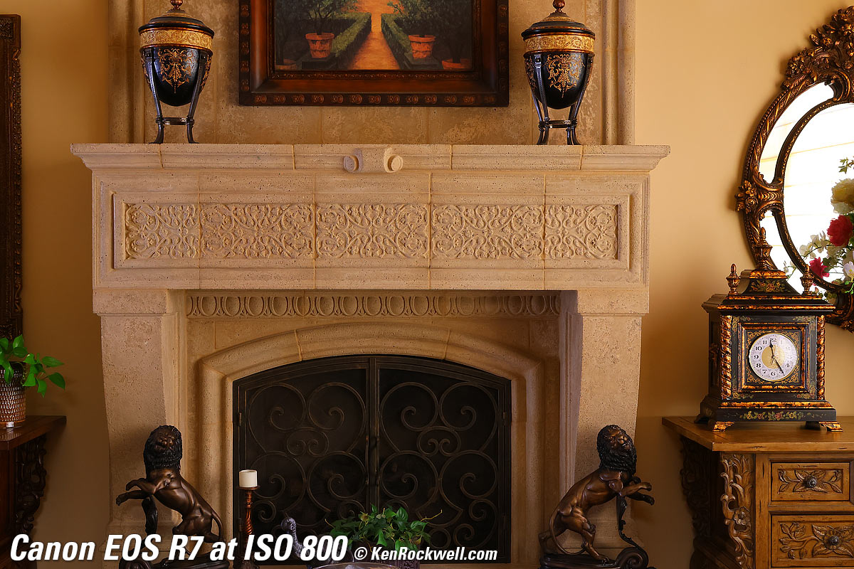 Canon EOS R7 High ISO Performance sample image file