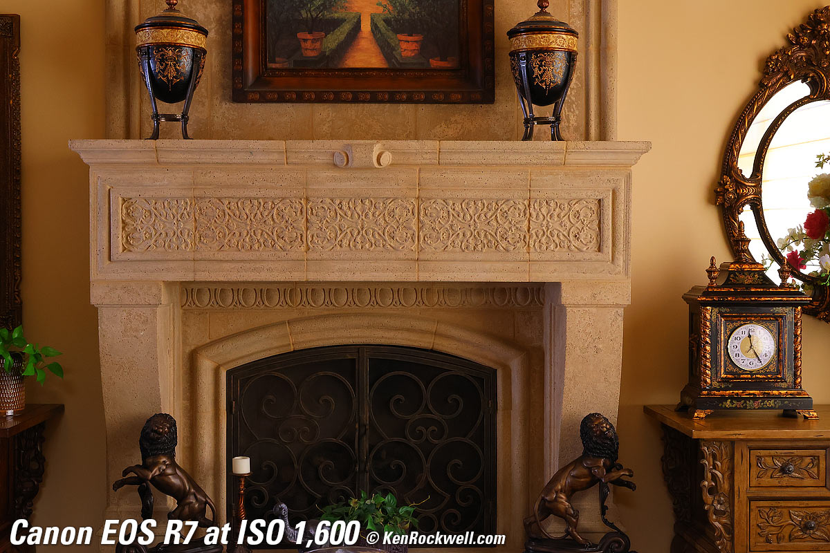 Canon EOS R7 High ISO Performance sample image file