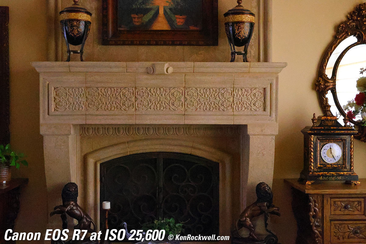 Canon EOS R7 High ISO Performance sample image file