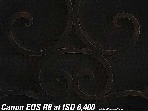 Canon EOS R8 High ISO Sample Image File