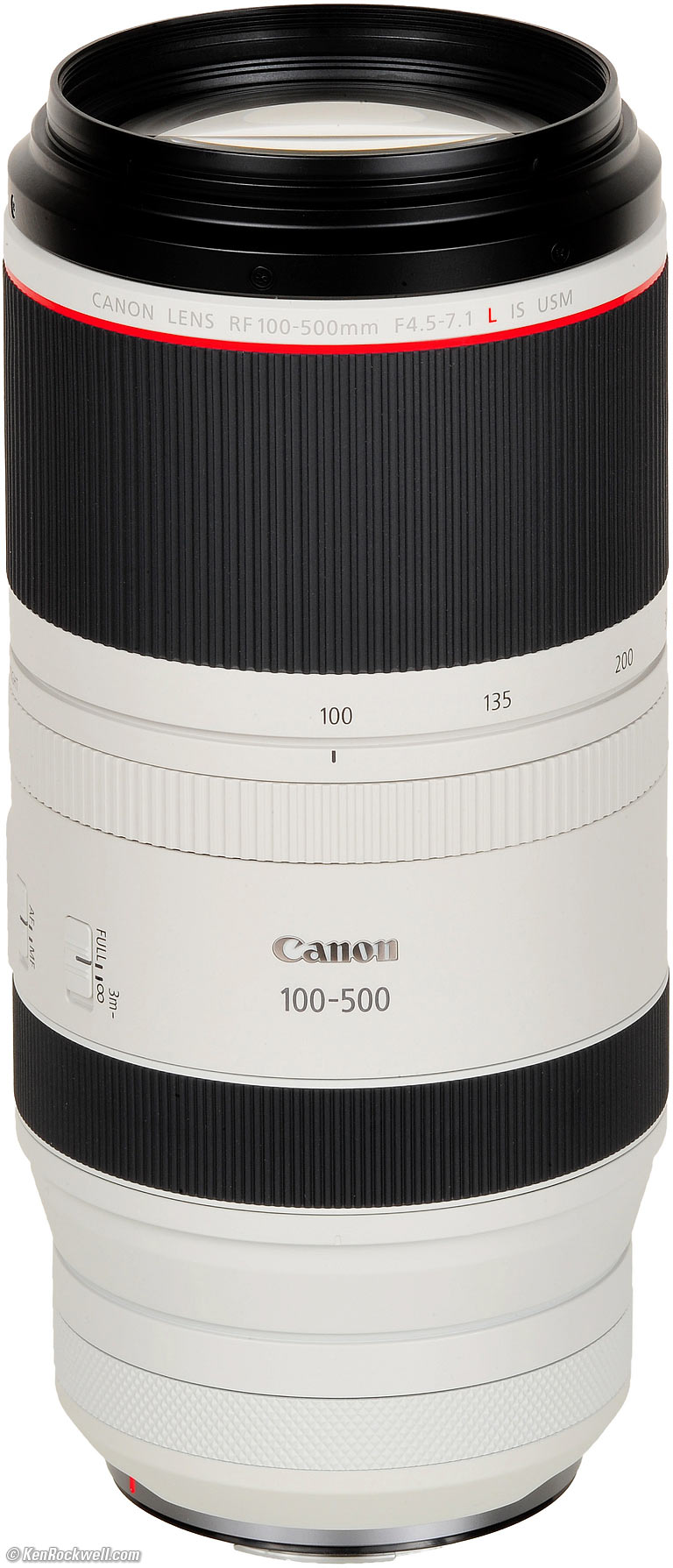Onafhankelijkheid scherp van Canon RF 100-500mm Review