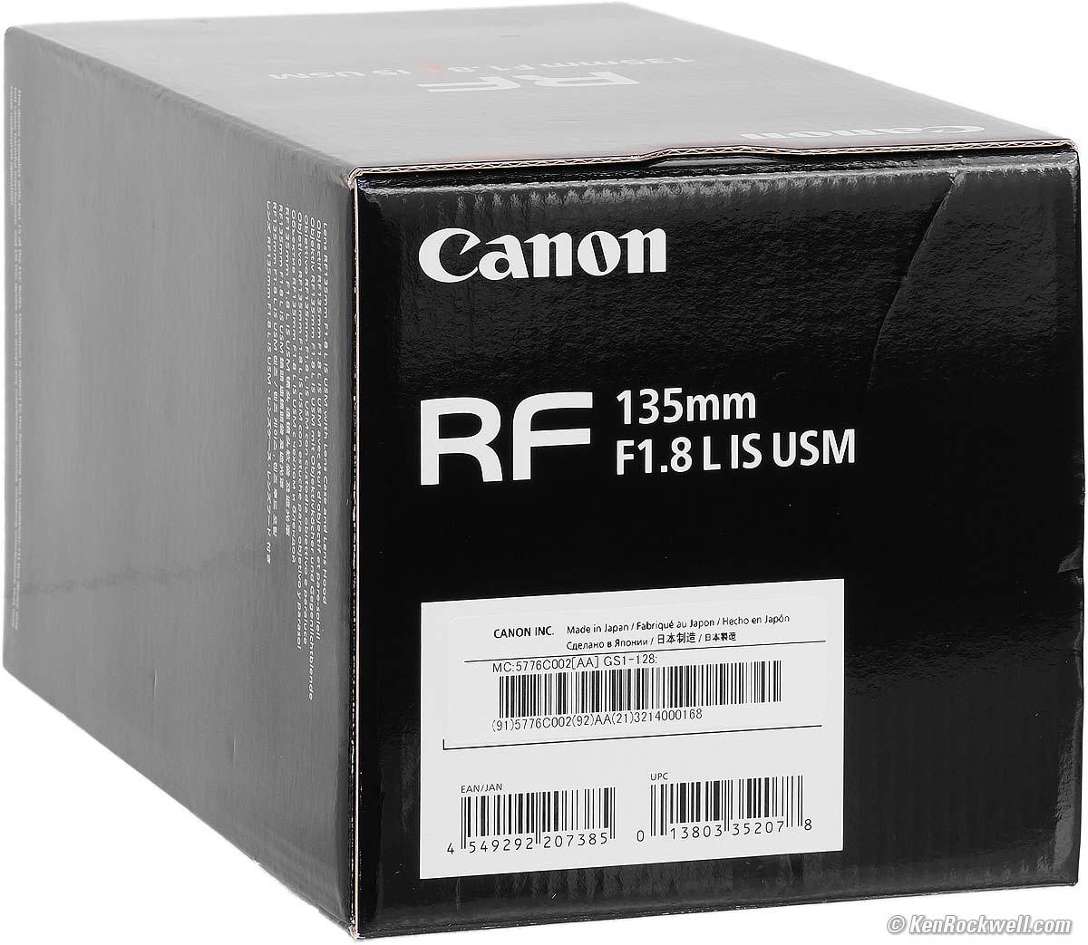 Canon RF 135mm f/1.8 L IS USM Lens 5776C002 B&H Photo Video