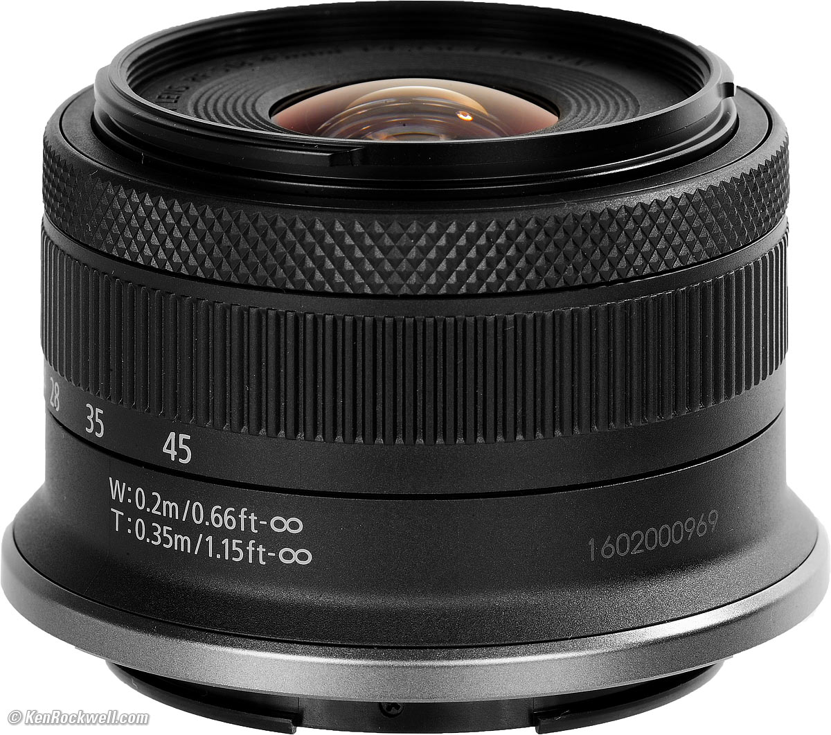 OBJETIVO CANON RF-S 18-45MM F4.5-6.3 IS STM (APS)