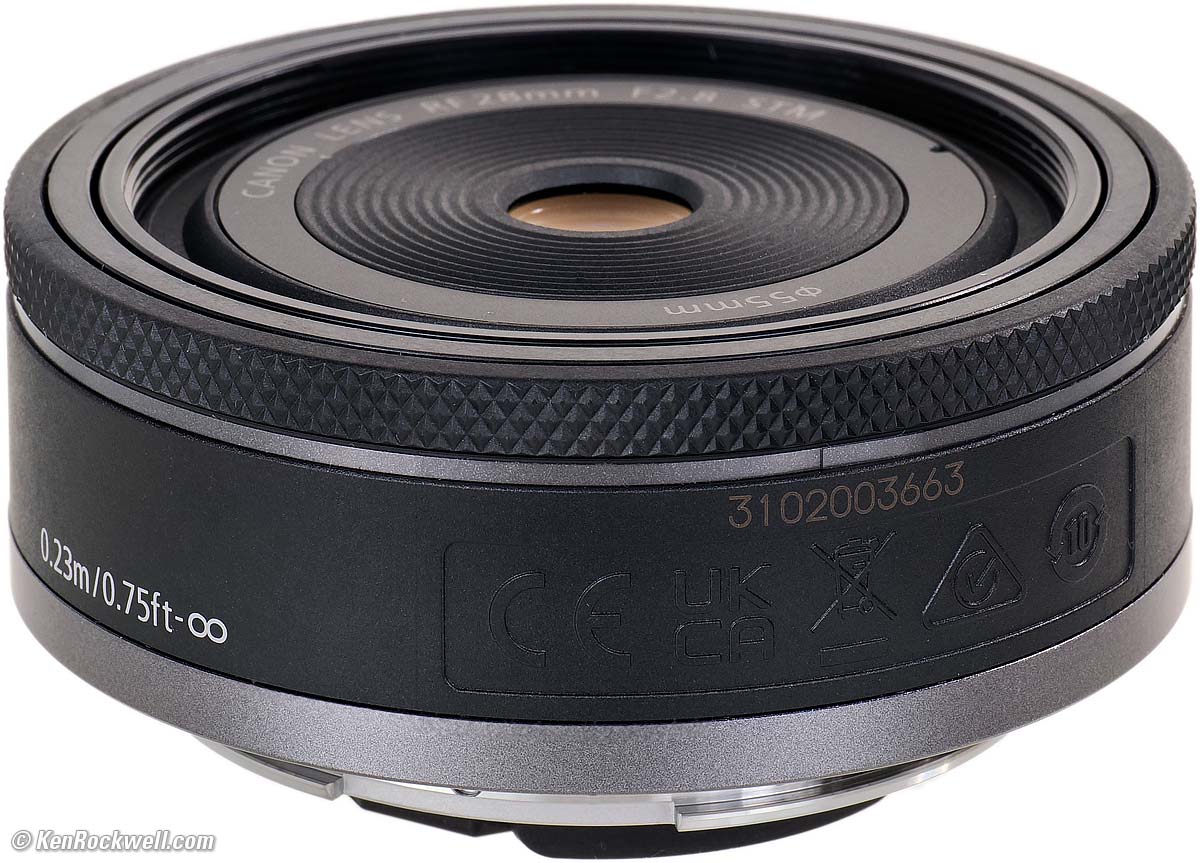 Canon RF 28mm F2.8 STM kenkoZXⅡフィルター付き Canon RF 28mm f/2.8 STM Lens (Canon RF) 6128C002 B&H Photo Video