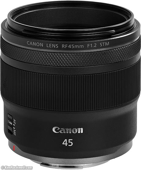 Canon RF 45mm f/1.2 STM
