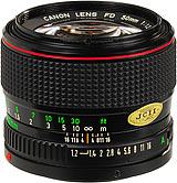 Canon 50mm f/1.2 L FD