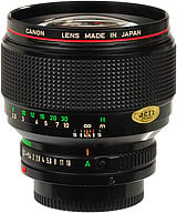 Canon 85mm f/1.2 L FD