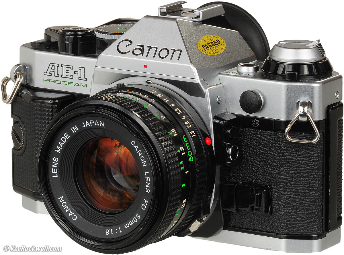 For Canon AE-1 Program tested AE-1 Canon FD 50mm F1.8 manual lens working in excellent condition