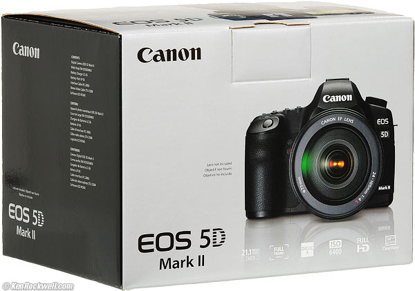 nog een keer vriendelijk specificatie Canon 5D Mark II