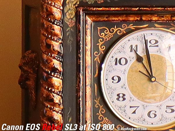 Canon SL3 קובץ תמונת דגימה גבוהה של ISO