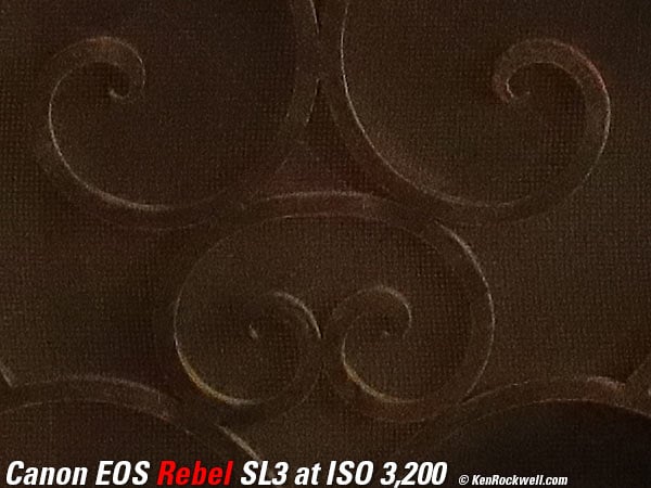 Canon SL3 קובץ תמונת דגימה גבוהה של ISO