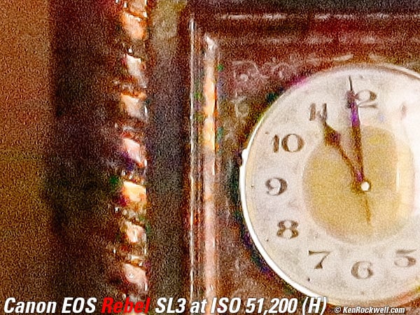 Canon SL3 קובץ תמונת דגימה גבוהה של ISO