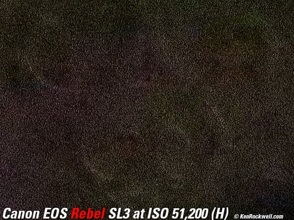 Canon SL3 קובץ תמונת דגימה גבוהה של ISO