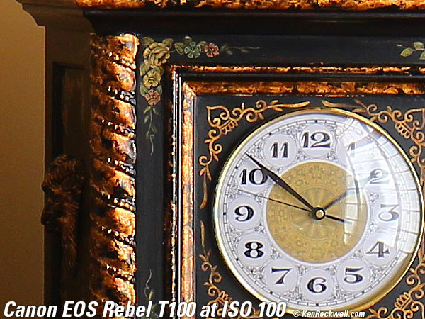 Canon T100 4000D High ISO Sample Image File