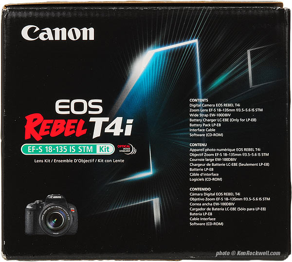 Canon T4i box