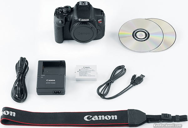What's included with the Canon T5i