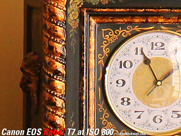 Canon T7 High ISO Sample Image File